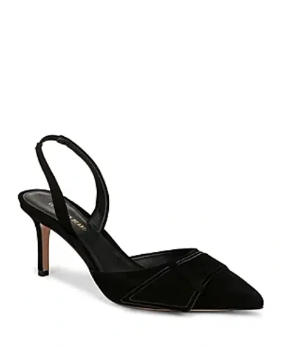 Veronica Beard Women's Lisbeth Pointed Toe Mid Heel Slingback Pumps In Black