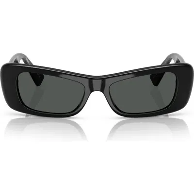 Versace 54mm Pillow Sunglasses In Black