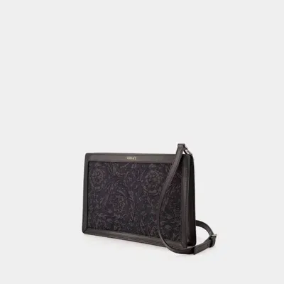 Versace Athena Purse In Black