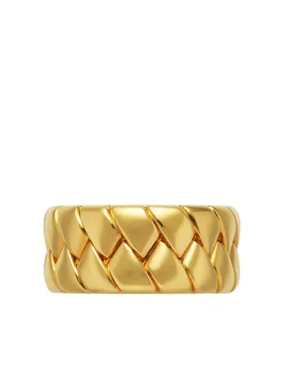 Versace Bind Ring In Gold