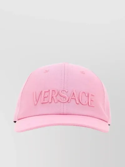 Versace Baseball Hat In Nude & Neutrals