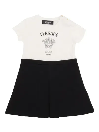 Versace Kids' Dress In White