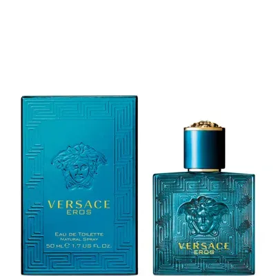 Versace Eros For Men Eau De Toilette 50ml In White