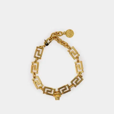 Versace Greca Bracelet In Gold