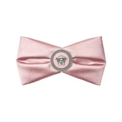 Versace Alia Bow Hair Clip In Pink