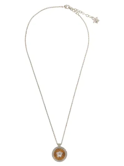 Versace Icon Necklace In Silver