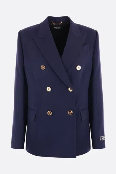 Versace Jackets In Navy