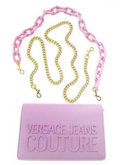 Versace Jeans Couture Bag In Purple