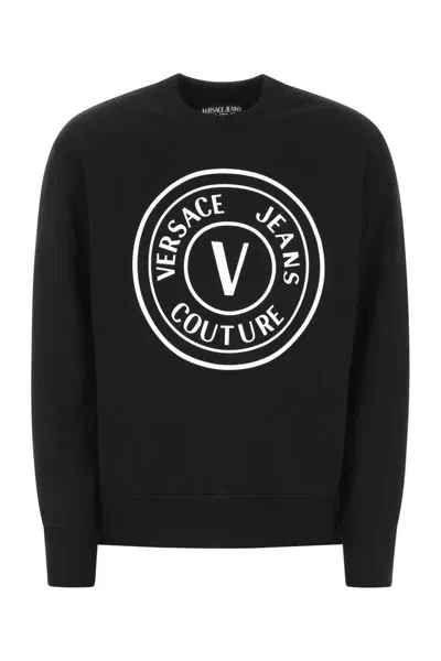 Versace Jeans Couture Black V-emblem Sweatshirt