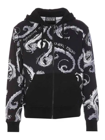 Versace Jeans Couture Couture Black Zip Sweatshirt