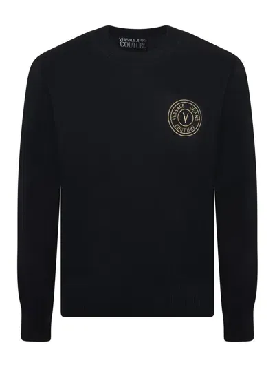 Versace Jeans Couture Couture Sweater In Black