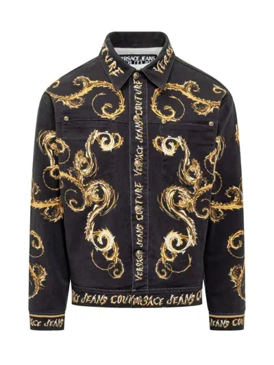 Versace Jeans Couture Jacket Bull Pan Skit In Black