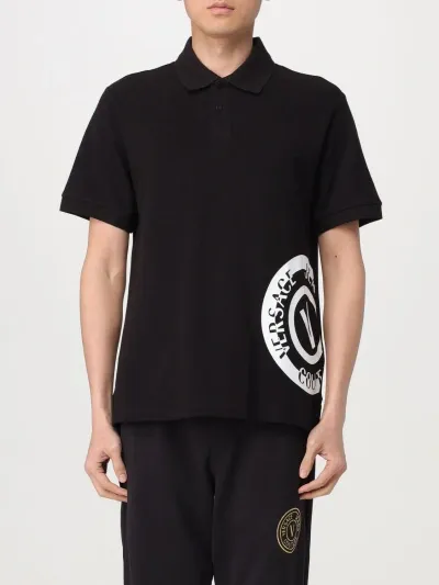 Versace Jeans Couture Polo Shirt  Men Color Black