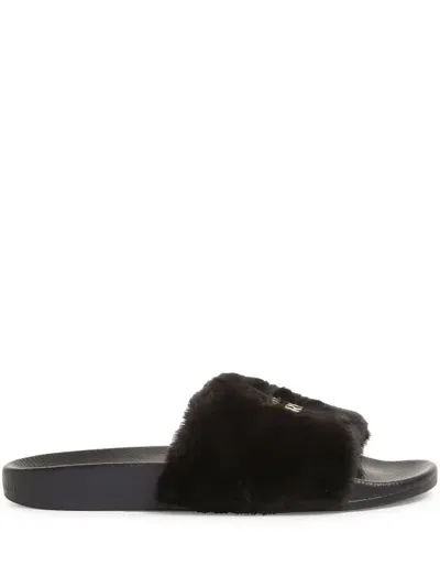 Versace Jeans Couture Black Shelly Slides