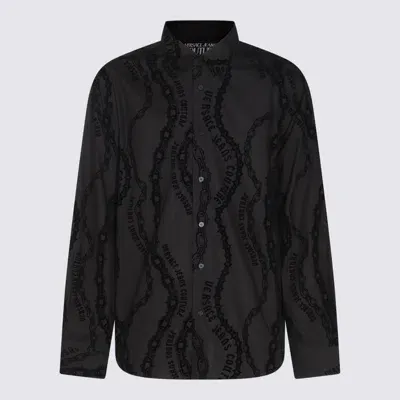 Versace Jeans Couture Shirts In Black