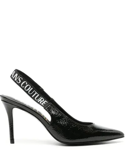 Versace Jeans Couture Scarlett 90mm Slingback Pumps In Black