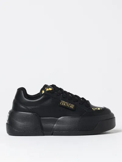 Versace Jeans Couture Sneakers Mit Logo-patch In Black