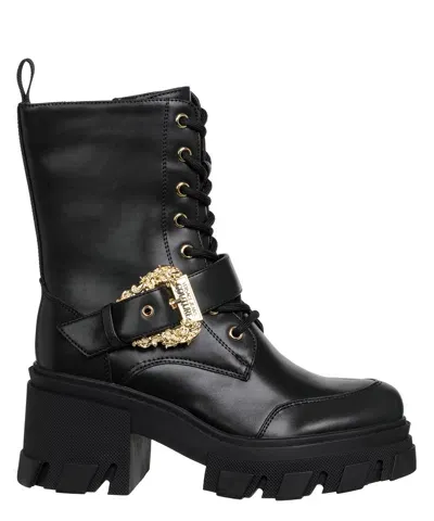 Versace Jeans Couture 90mm Sophie Boots In Black