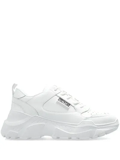 Versace Jeans Couture Speedtrack Sneakers In White