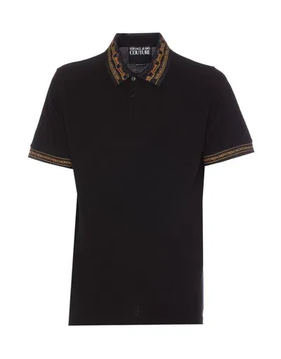 Versace Jeans Couture T-shirts And Polos In Black