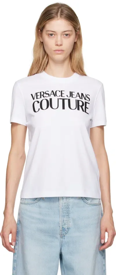 Versace Jeans Couture T-shirts In White