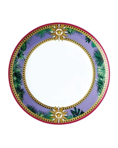 Versace Rosenthal  Jungle Animalier Salad Plate In Multi