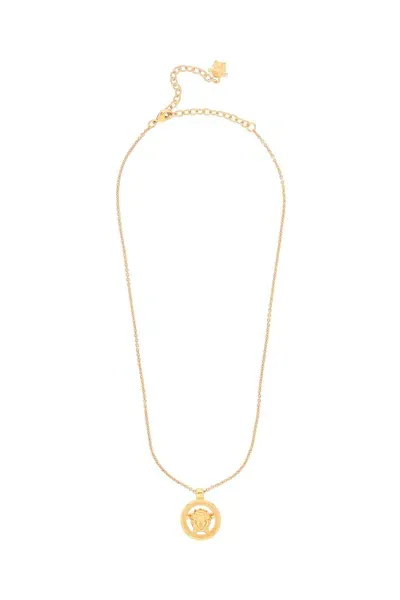 Versace Medusa 95 Pendant Necklace In  Gold (gold)