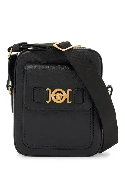 Versace "medusa Biggie Shoulder Bag In Black