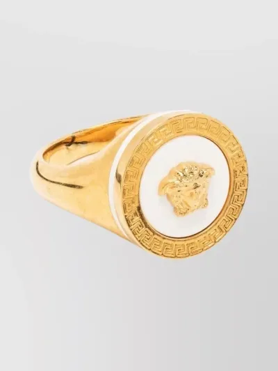 Versace Anello Gold Smalto In Yellow