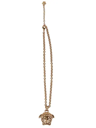 Versace Medusa Pendant Chain Necklace In Gold