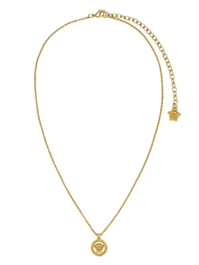 Versace Medusa Pendant Necklace In Gold