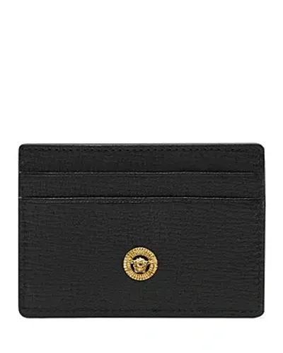 Versace Men's Medusa Biggie Card Case In Black