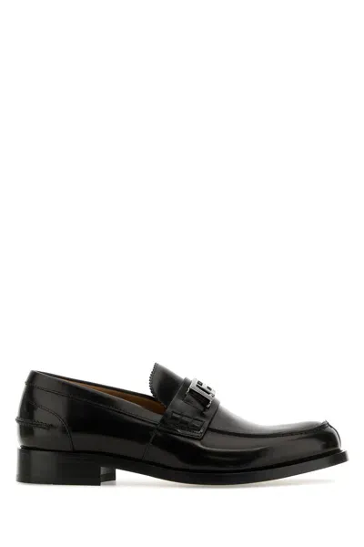 Versace Mocassino-43 Nd  Male In Black