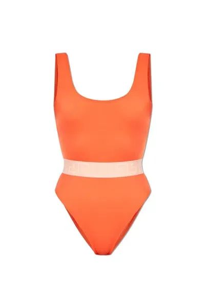 Versace Sleeveless One In Orange