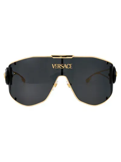 Versace Sunglasses In 100287 Gold