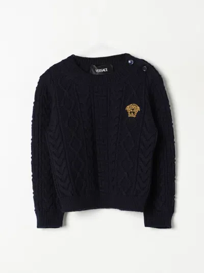 Versace Sweater  Kids Color Black In Schwarz