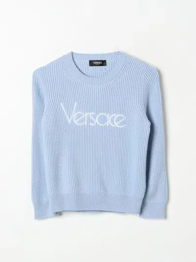 Versace Sweater  Kids Color Blue In Blau