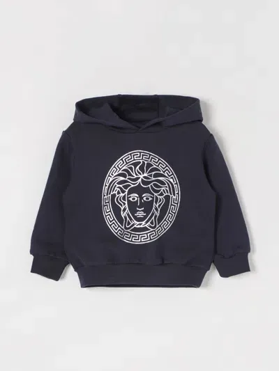 Versace Sweater  Kids Color Navy In Blue