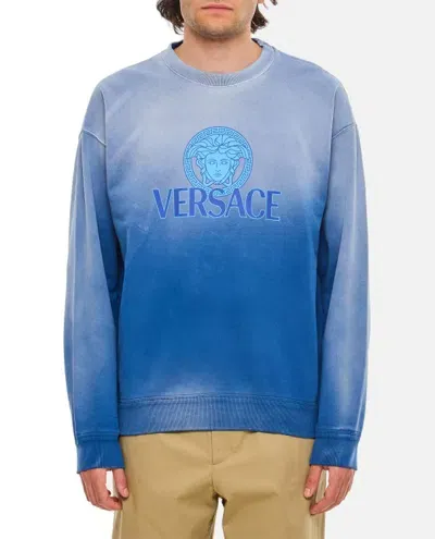 Versace Sweatshirt Mit Farbverlauf In Multicolor