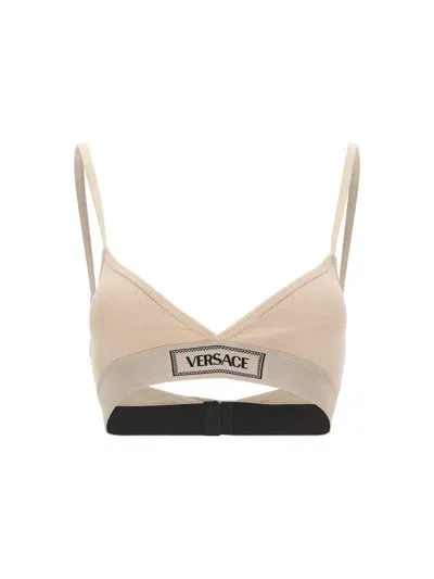 Versace Underwear Top In Neutral