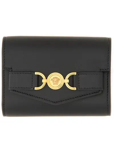 Versace Jellyfish Wallet 95 In Black