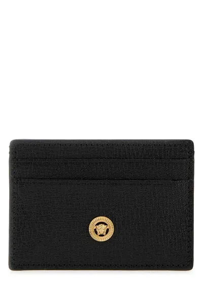 Versace Wallets In Black