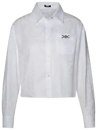 Versace White Cotton Shirt