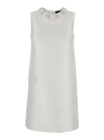 Versace Look1 Dress In White