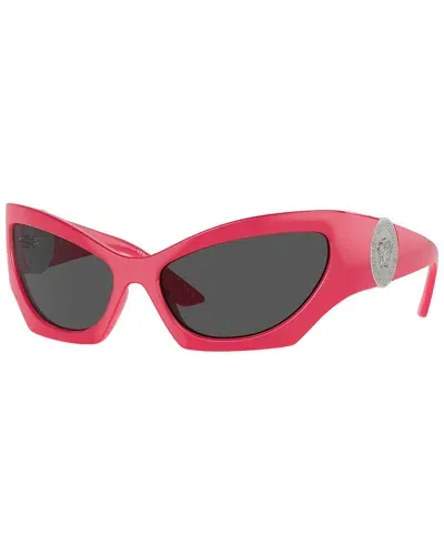 Versace Woman Sunglasses Ve4450 In Pink