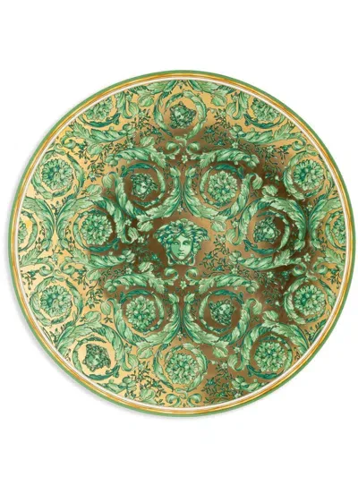 Versace X Rosenthal Medusa Garland Plate (33cm) In Brown