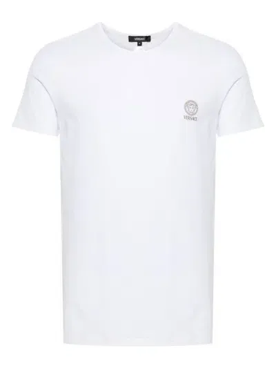 Versace Logo-print T-shirt In White