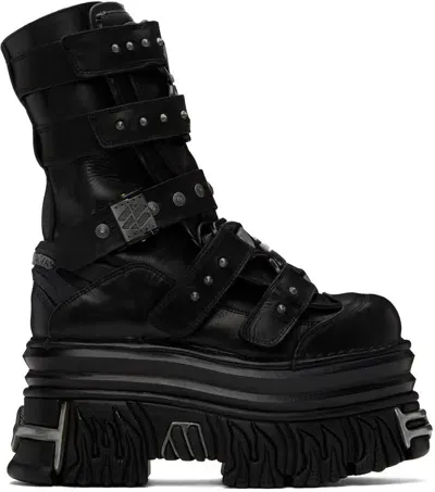 Vetements Black New Rock Edition Gamer Boots