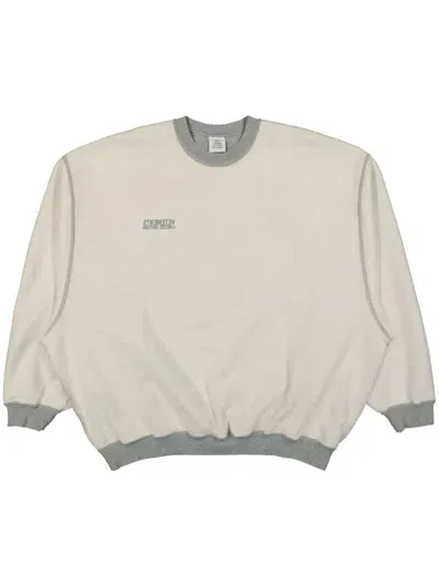 Vetements Logo-print Sweatshirt In Grey