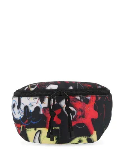 Vetements Printed Belt Bag In Black